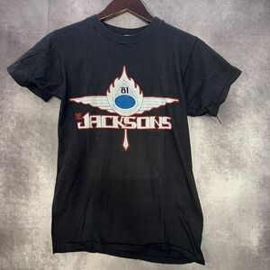 Vintage The Jacksons Shirt Adult Medium 1981 Concert Tour Band Tee 80s‎ USA
